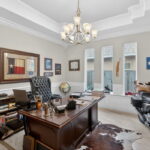 Office with Tray ceiling - could be a formal dining room.