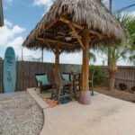 Come and enjoy your Palapa and look at the unique surfboard out-door shower. Pretty Cool...