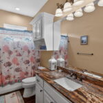 Second full bath with shower/tub combo.