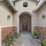 Inviting front entrance.