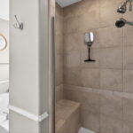 Garden Tub and tiled shower