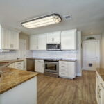 Kitchen has plenty of space