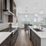 SECOND FLOOR - kitchen with views out to the water