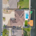 Aerial view of this beautiful property.