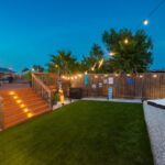 Courtyard in the evening....