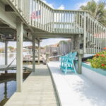 Boat slip and electric lift.