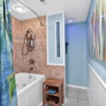 PRIMARY BATH - Jetted tub & shower.