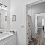 Dual access full bath