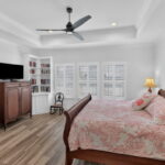 Plantation shutters at all windows