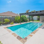 Heated salt water pool