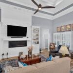 Elevated ceilings throughout the home