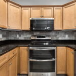 Plenty of cabinetry.