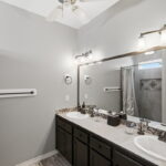 1st floor guest or primary ensuite bathroom.