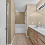 Dual sinks, garden tub, separate shower and large walk-in closet