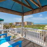 Stunning, panoramic Gulf and beach views from the third-floor crow’s-nest landing.