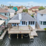 Aerial view back of home....