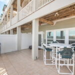 1st floor covered patio off the living area.