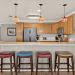 Breakfast bar.....and upgraded kitchen