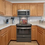 Plenty of cabinetry...
